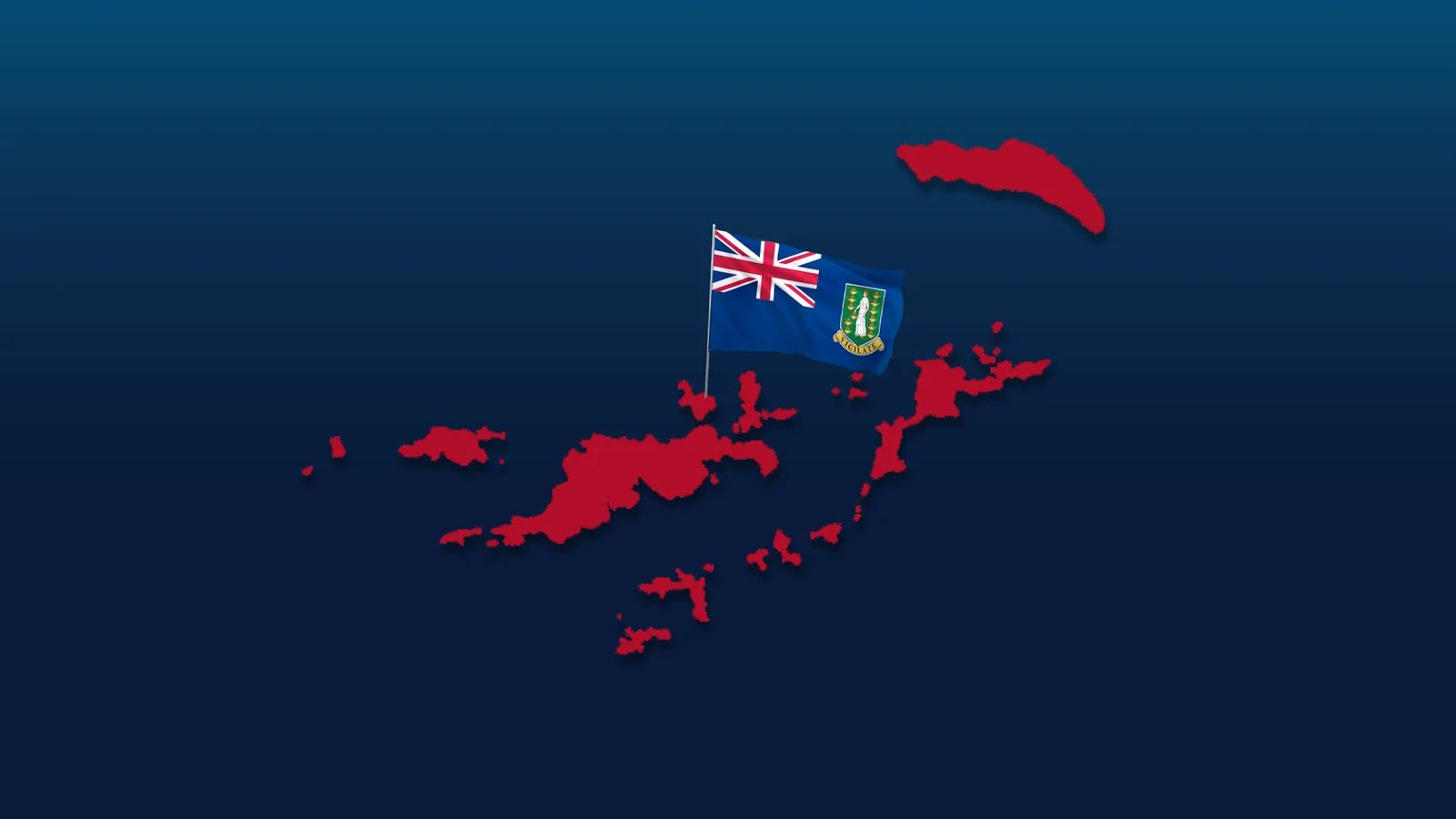 Carte illustrée Advanced SIM pour Îles Vierges britanniques