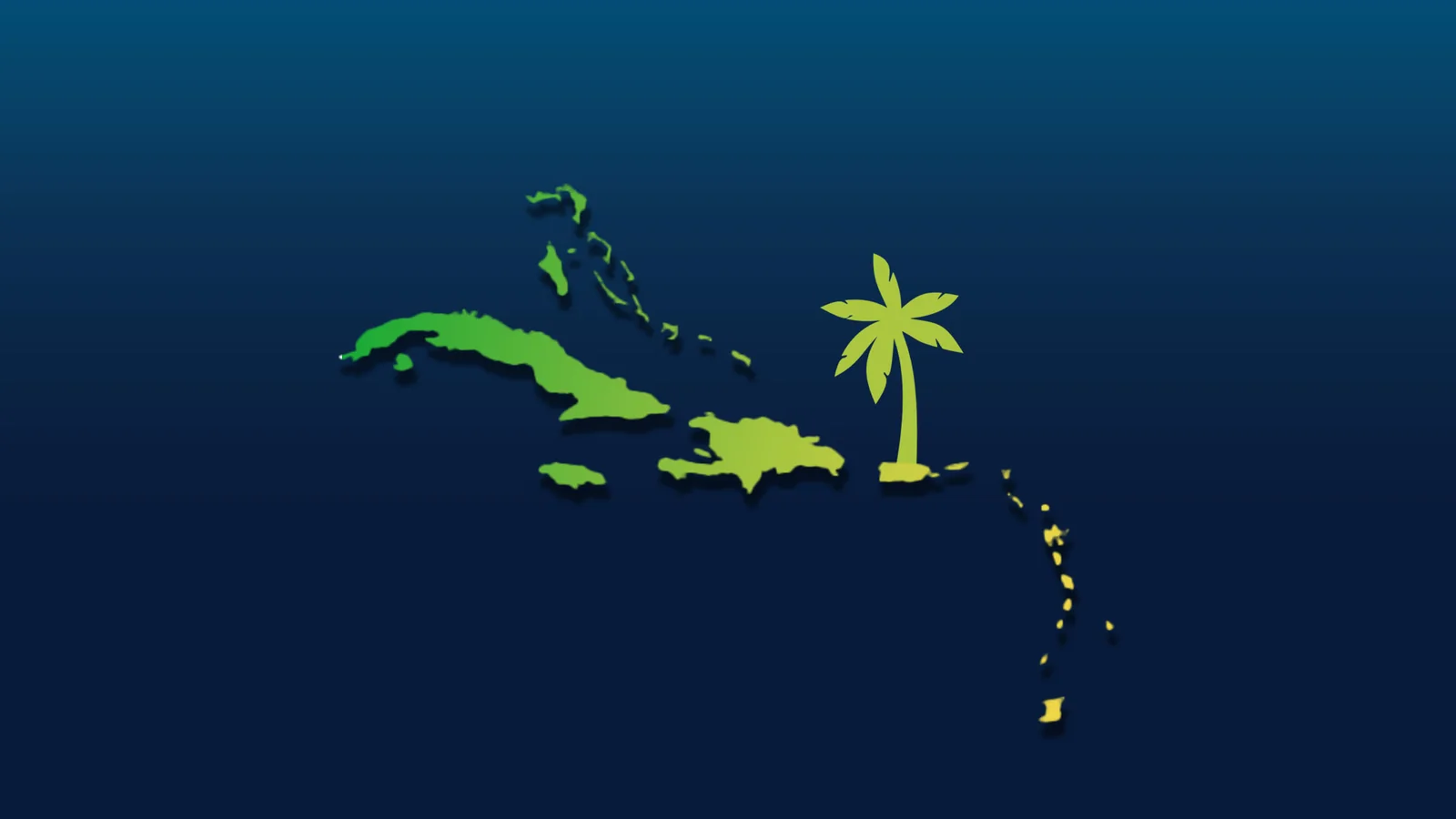 Carte illustrée Advanced SIM pour Caribbean