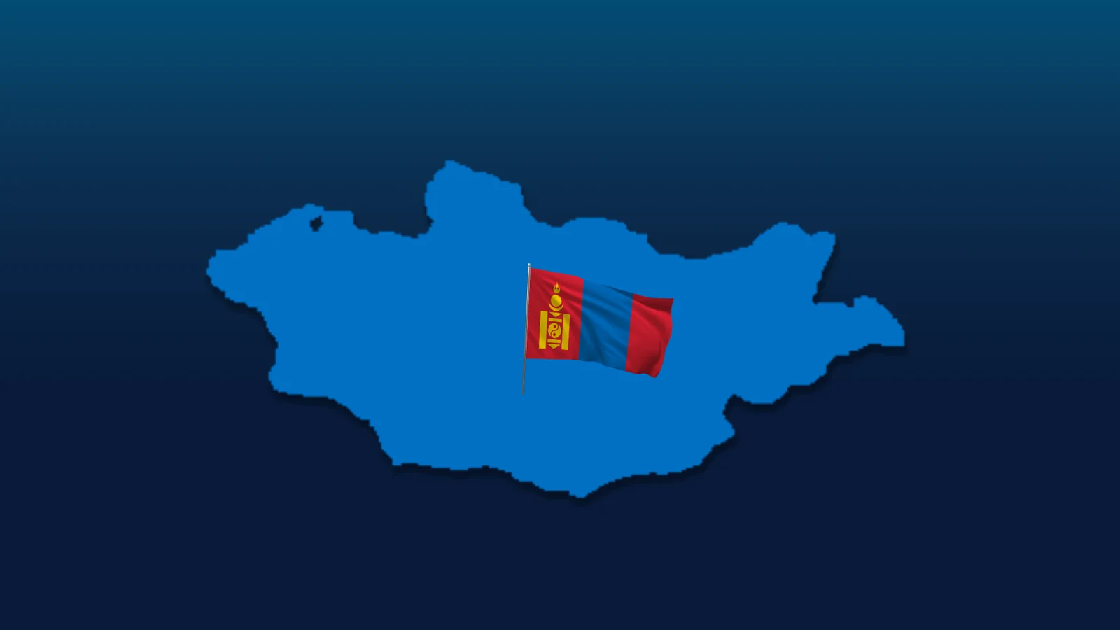 Carte illustrée Advanced SIM pour Mongolie